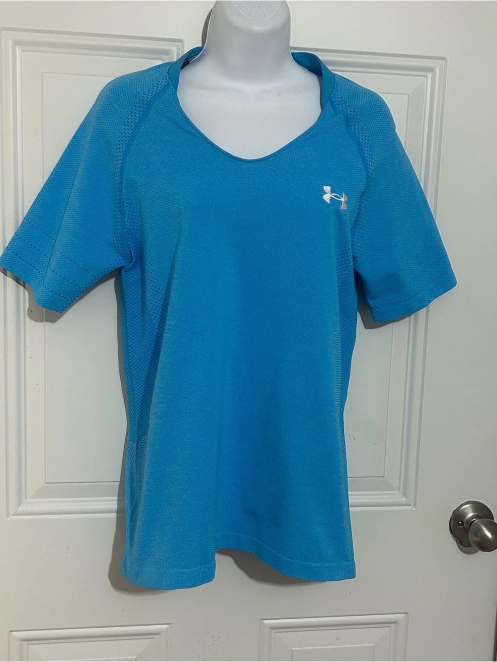 Under Armour Women Short Sleeve Performance Tee - Turquoise Blue